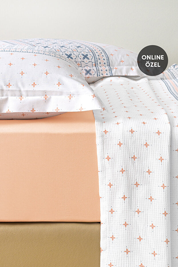 Roan Double Ranforce Pique Set - 100% Cotton Indigo