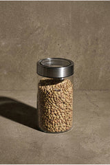 Borosilicate Glass Jar - Stainless Steel Lid, 650ml