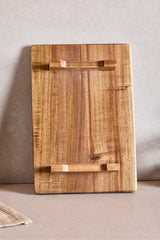 Acacia Footed Rectangular Cutting Board - 33x22 cm
