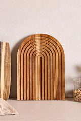 Acacia Serving Board - 32x23 cm Rainbow Design