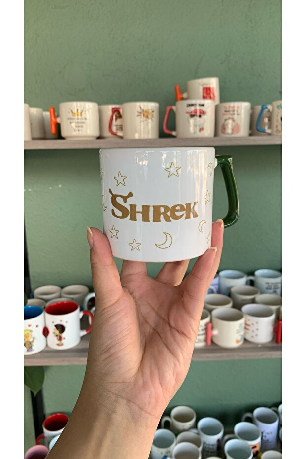 Shrek & Fiona Design Couple Mug Set - 200ml x 2