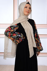 Striped Chiffon Shawl - Lightweight & Versatile