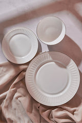 Roma Opal Dinnerware Set - 18 Pieces for 6 People
