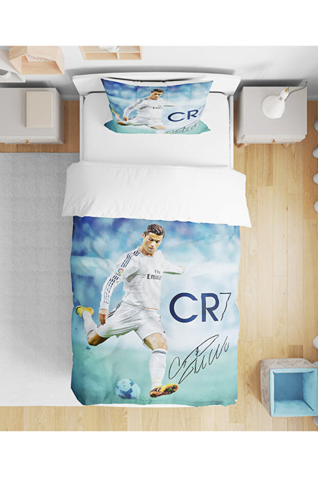 Cristiano Ronaldo CR7 3D Single Duvet Cover Set