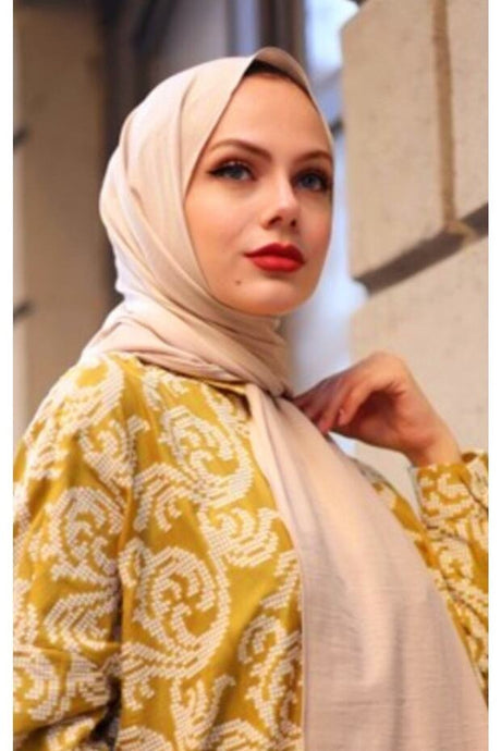 Women's Cotton Jazz Shawl - Plain & Elegant