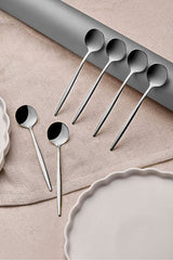 Stainless Steel Cocktail Spoons - 6 Piece Set
