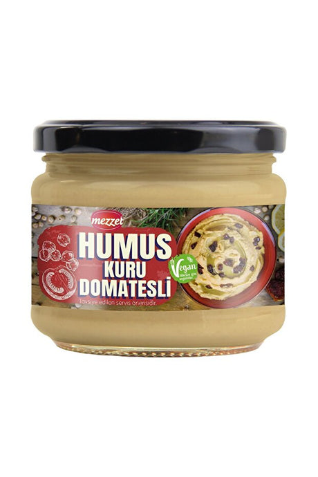 Vegan Dried Tomato Hummus - Gourmet Tahini Spread 300g