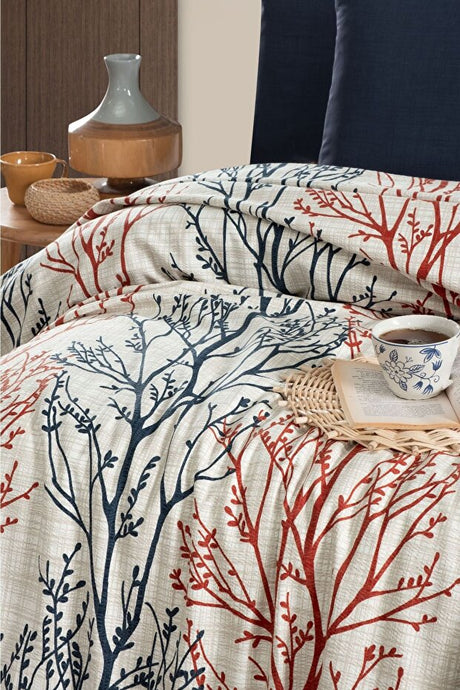 100% Cotton Double Printed Bedspread Pike - Layla