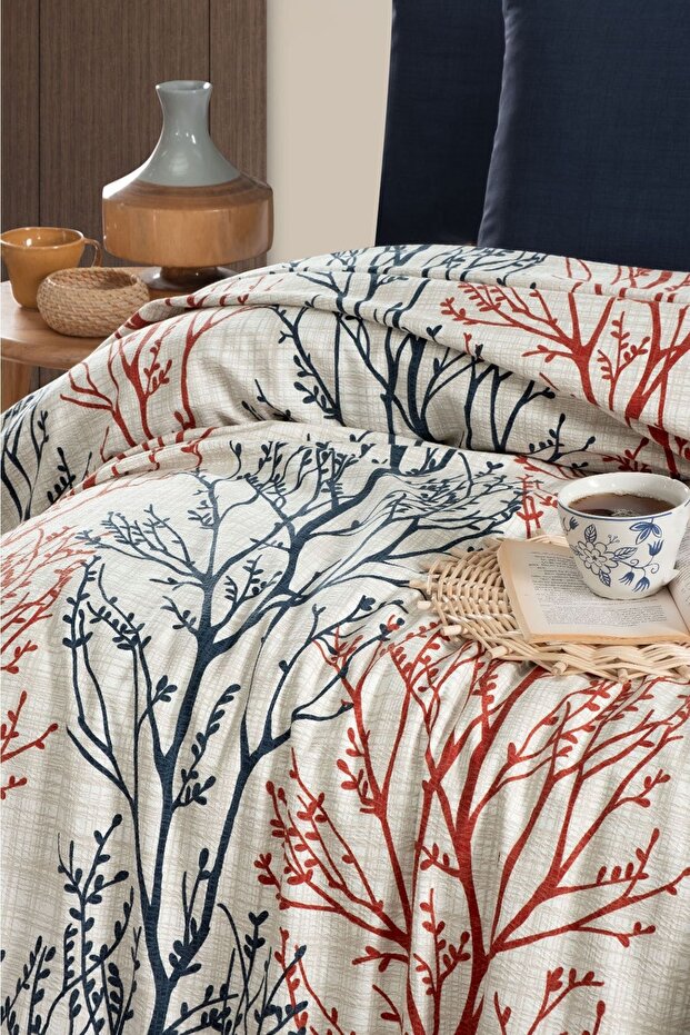 100% Cotton Double Printed Bedspread Pike - Layla