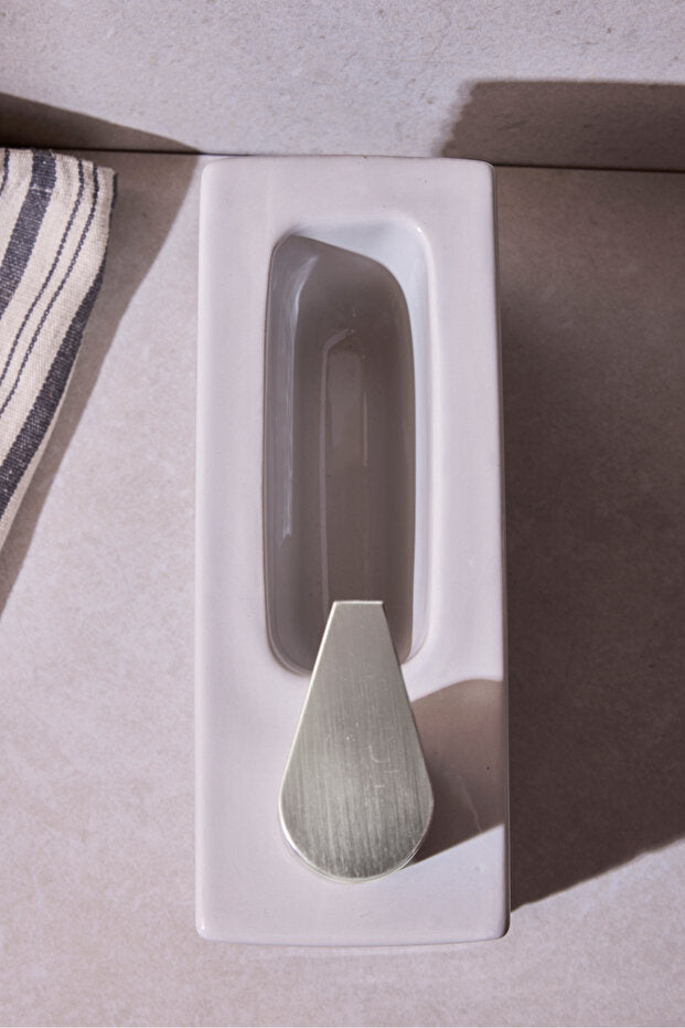 750ml Porcelain Kitchen Liquid Soap Dispenser - Ash Grey