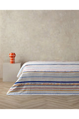 Coastal Stripe Double Cotton Bedspread - Vibrant Comfort