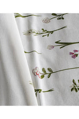 Fleur Double Pike - Cotton Blend Floral Design