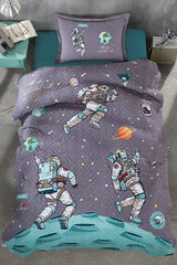Ranforce All-Season Single Bedding Set - Space Explorer Theme
