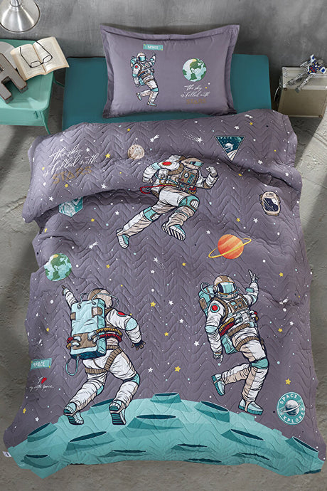 Ranforce All-Season Single Bedding Set - Space Explorer Theme