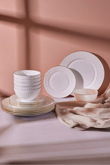 Roma Opal Dinnerware Set - 18 Pieces for 6 People