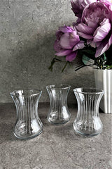 Pasabahce Incebelli Classic Turkish Tea Glasses - 6-Piece 125ml Set