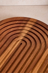 Acacia Serving Board - 32x23 cm Rainbow Design