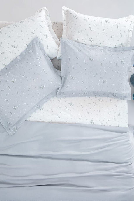 Ramona Double Bamboo Pique Bedding Set - Soft & Breathable Light Blue