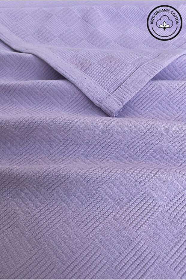 100% Organic Cotton Single Pike - Checkered Design
