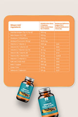 Tablettes Immun Collagène Curcumin - 30 Comptes pour l'Immunité