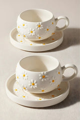 Ensemble de Tasses et Mug en Céramique Fait Main Premium Rgs Homelife - 2 Pièces
