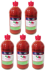 Spicy Hot Chili Sauce - 5 x 474ml Bottles