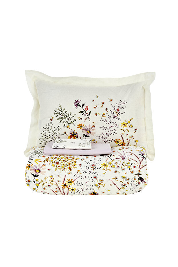 Set copripiumino doppio Lussi Yellow 100% cotone