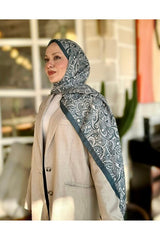 Women's Ethnic Patterned Cotton Shawl - 90cm Soft & Stylish