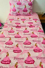 Princess Single Duvet Cover Set - 3 Piece Cotton Blend