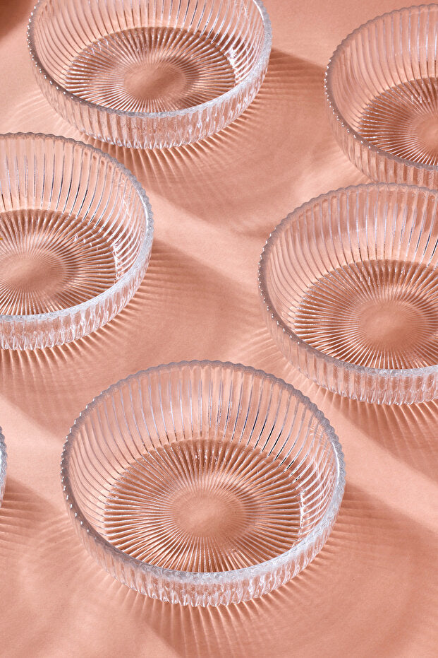 Bonito 6-Piece Glass Sauce & Breakfast Bowl Set, 10cm