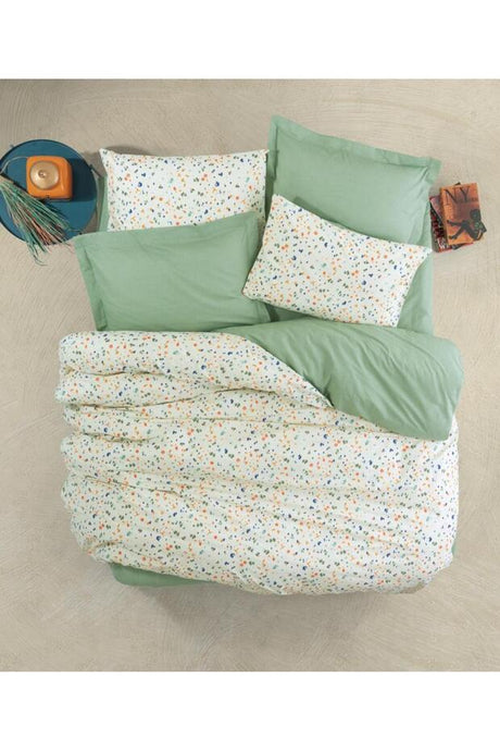 Petite Double Duvet Cover Set - Lola Green, 200x220 cm
