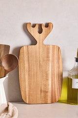 Acacia Deer Handle Cutting Board - 43x24 cm