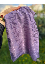 Women's Silky Jacquard Shawl - Elegant