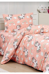 Unicorn Single Duvet Cover Set - Fitted Sheet Included