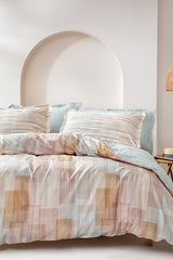Dales Single Ranforce Duvet Cover Set - Sage Striped