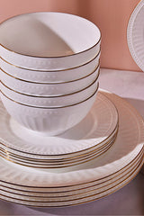 Roma Opal Dinnerware Set - 18 Pieces for 6 People