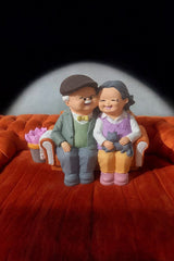 Elderly Couple Figurine - Sweet Retro Home Decor & Gift