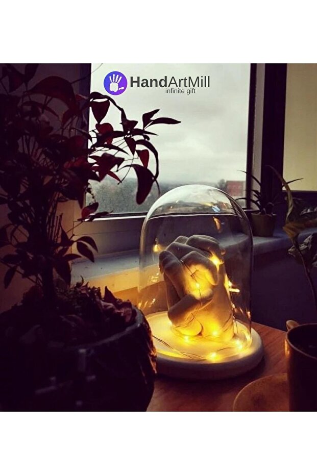DIY Hand Casting Kit with LED Dome Display - Create Unique Keepsakes