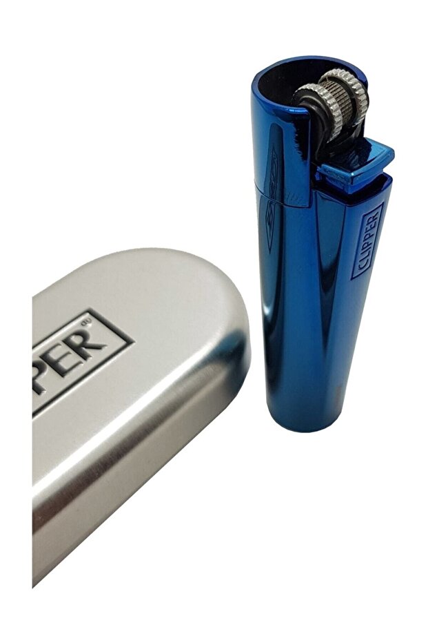 Personalized Blue Lighter with Custom Engraving in Gift Box