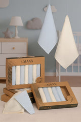 7-Piece 100% Cotton Baby Mouth Wipes - Soft & Absorbent Boxed Set