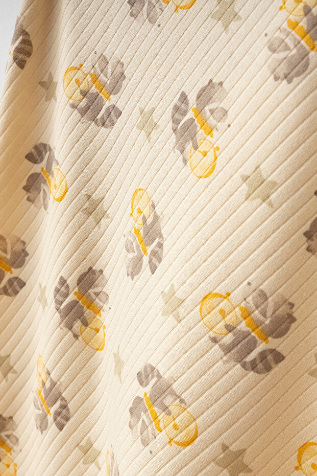 Little Raccoon Baby Cotton Blanket - 80x90 cm