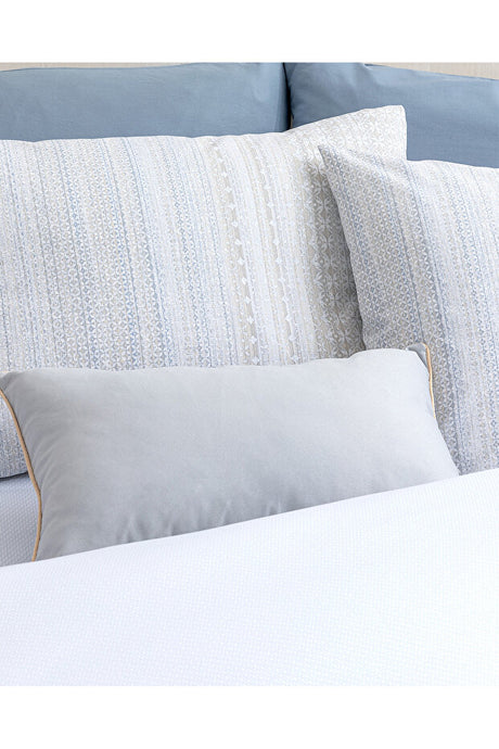 Niort Double Size 100% Cotton Ranforce Duvet Cover Set - Beige