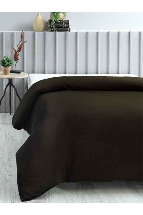 Mer-tim 100% Cotton Ranforce Duvet Cover - 220x240 cm, Black