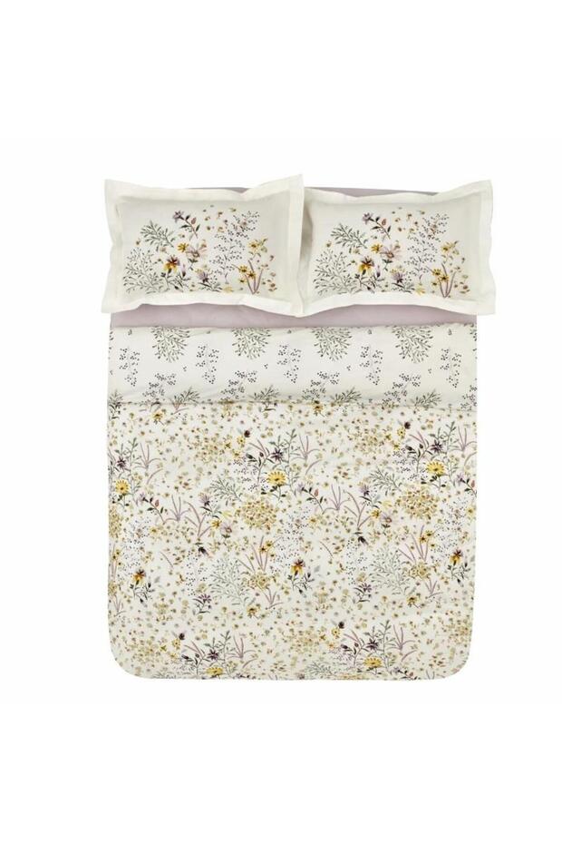 Set copripiumino doppio Lussi Yellow 100% cotone