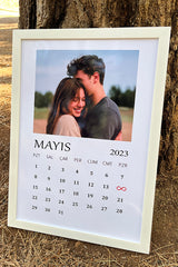 Personalized Photo Calendar Frame - May 2023 Special Gift