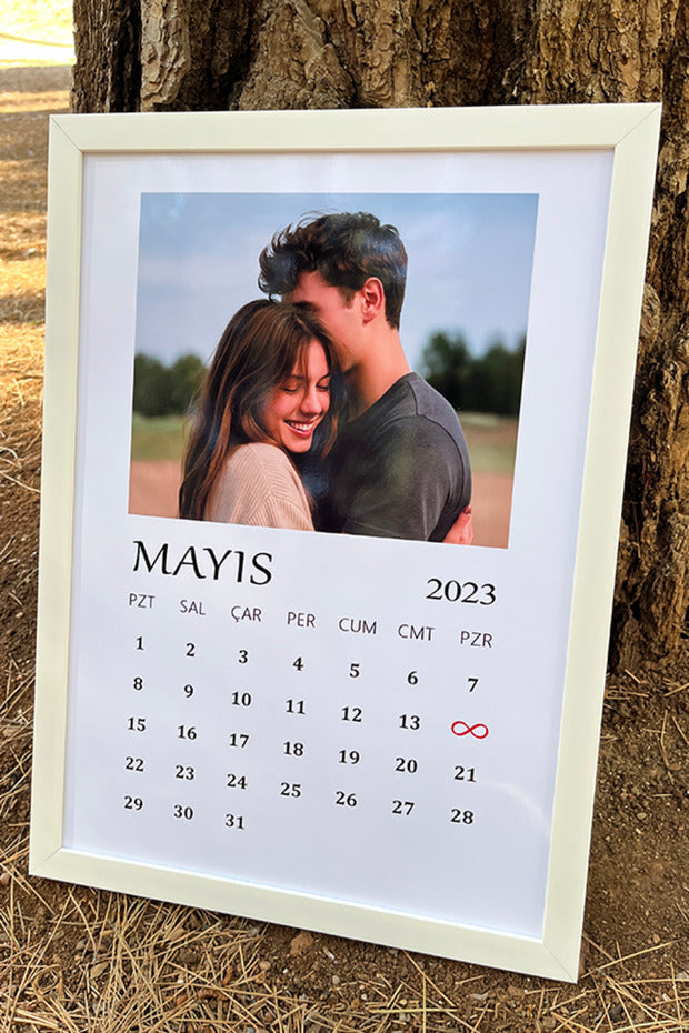 Personalized Photo Calendar Frame - May 2023 Special Gift