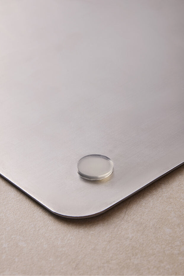 Stainless Steel Antibacterial Kitchen Cutting Board - 24x34cm