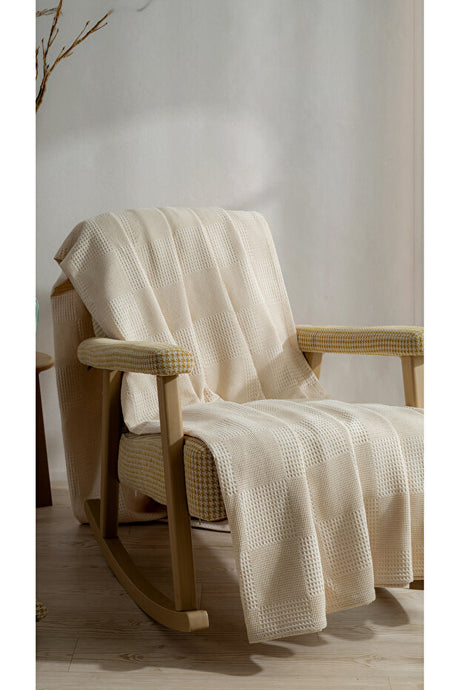 Waffle Pique Bedspread - 100% Cotton, Lightweight