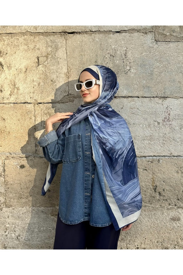 Soft Cotton Serap Pattern Shawl - Luxurious & Comfortable