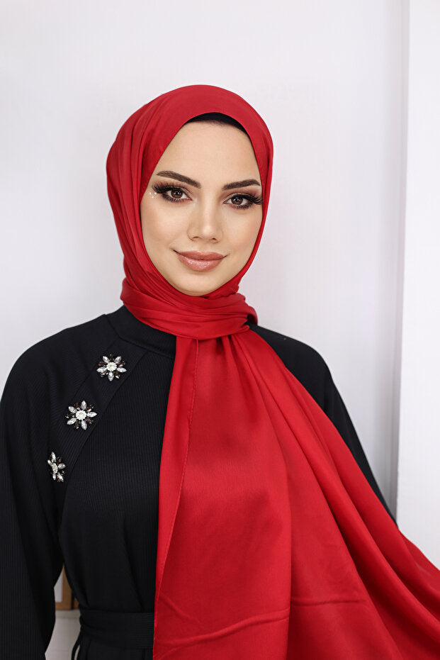 Janjan Satin Shawl - Lightweight & Elegant Evening Wear